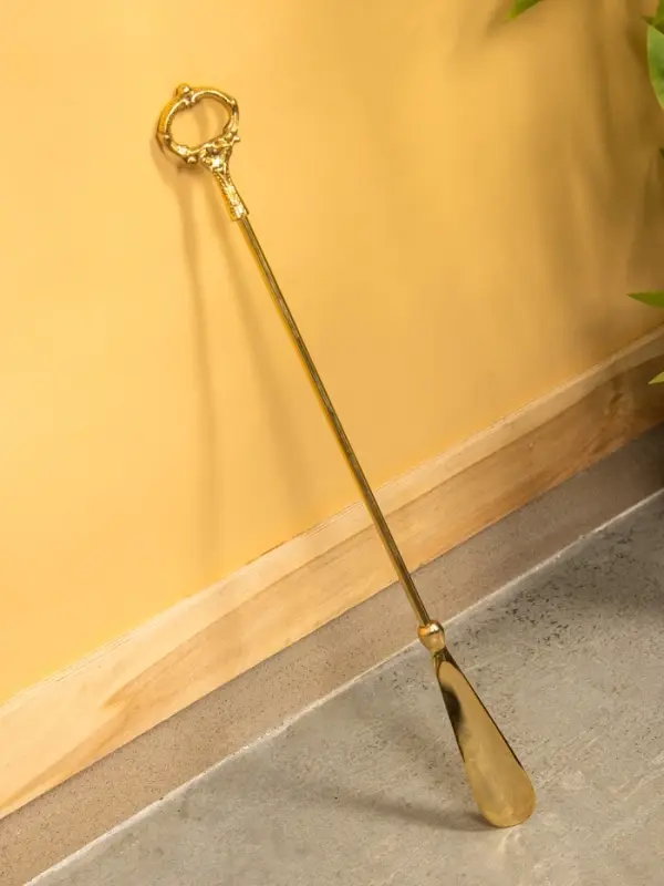 Ложка для обуви "Царская" 51 см, латунь