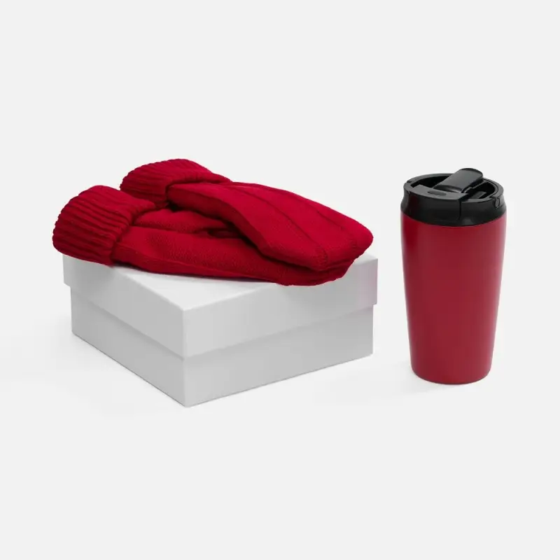 Набор Knit Satin, красный, размер S/M