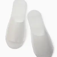 Тапочки одноразовые, антикризисные, подошва 4 мм, белые, 42 р.