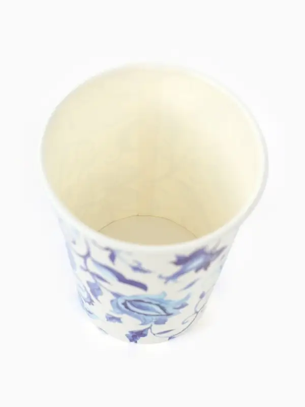 Стакан бумажный одноразовый &laquo;Синие Узоры&raquo;, 250 мл 6 шт