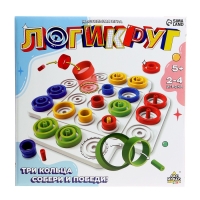Настольная игра для детей на логику &laquo;Логикруг&raquo;, 2-4 игрока, 5+