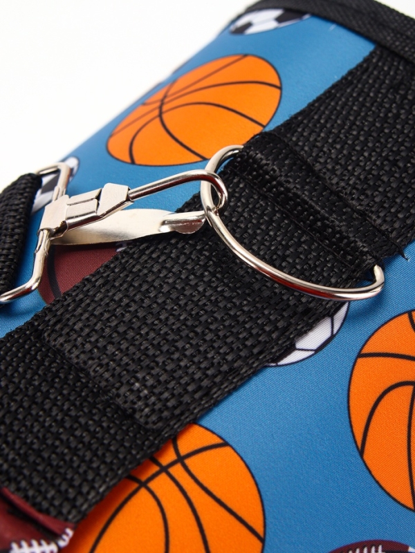 Сумка - переноска для животных "Спорт", размер S, 37,5 х 17 х 22 см, голубая