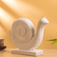 Сувенир &laquo;Улитка&raquo;, 25&times;9&times;32 см, дерево, белый