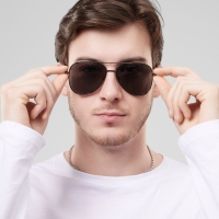 Очки солнцезащитные OneSun, поляризационные, UV 400, линза 5.5&times;6 см, дужка 12.5 см, ширина 14.5 см, микс