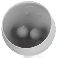 Прорезыватель силиконовый для зубов с погремушкой 3 в 1 M&B &laquo;Зайка&raquo;, серый