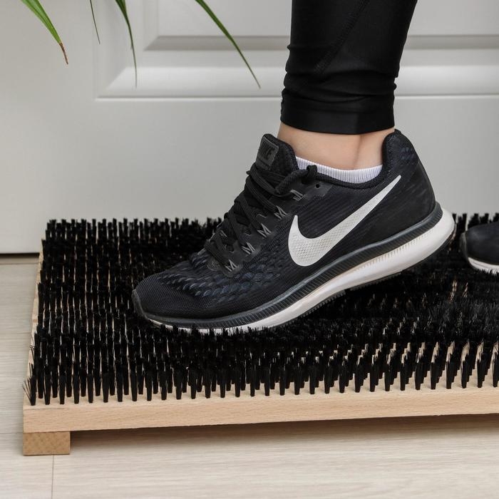 Щётка напольная для очистки обуви, 70×40×5,6 см, 1960 пучков, бук, синтетическое волокно Щётка напольная для очистки обуви, 70×40×5,6 см, 1960 пучков, бук, синтетическое волокно