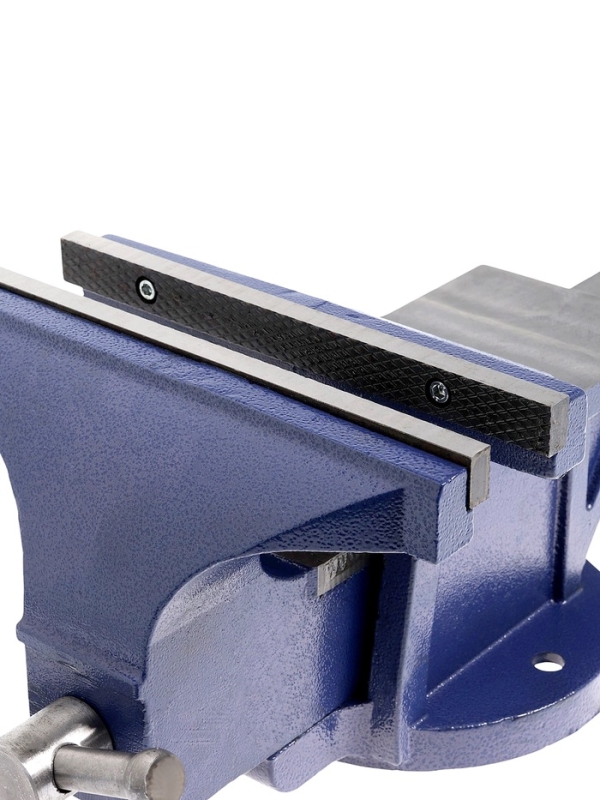 Тиски слесарные ТУНДРА, с наковальней, высокопрочный чугун ВЧ-40, 250 мм