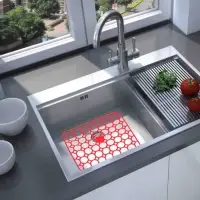 Решётка в раковину Комфорт Плюс, 26&times;26 см, пластик, МИКС