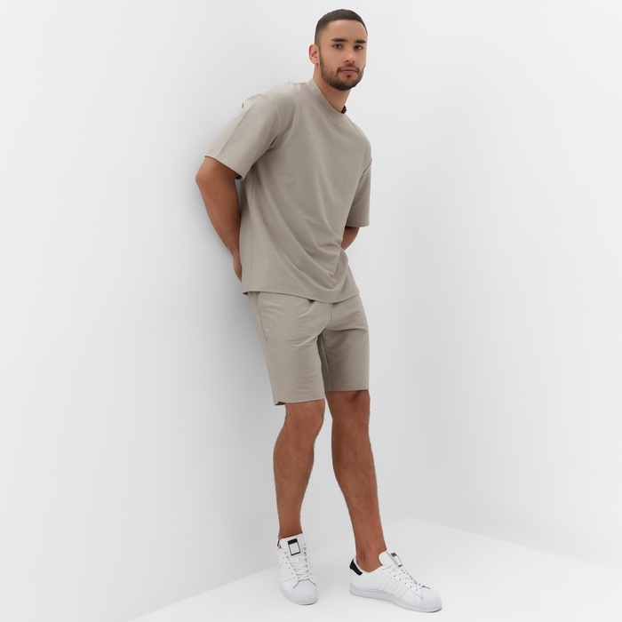 Футболка мужская MINAKU REGULAR: цвет серый, размер 46 Футболка мужская MINAKU REGULAR: цвет серый, размер 46