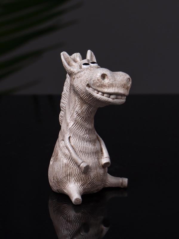 Статуэтка "Конь Гриша"  7х5х5 см, бежевый