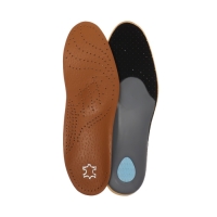 Стельки для обуви, амортизирующие, дышащие, с жёстким супинатором, р-р RU 43 (р-р Пр-ля 42), 27,5 см, пара, цвет коричневый