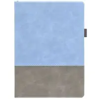 Ежедневник Horizon, недатированный, серый с голубым