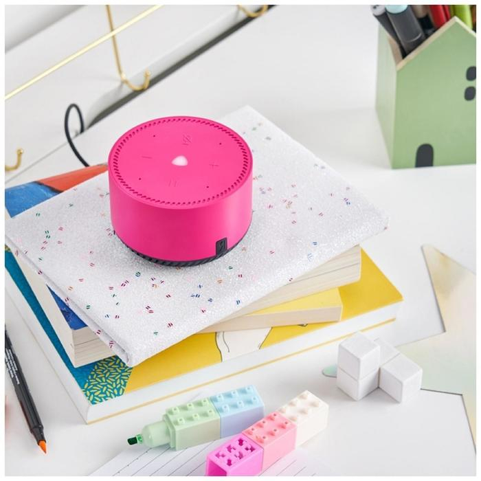 Умная колонка Умная колонка "Яндекс.Станция лайт" (YNDX-00025N), голосовой помощник Алиса, 5Вт, Wi-Fi, BT5.0, розовый