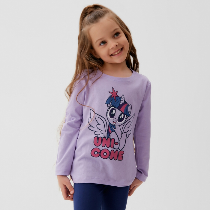 Футболка с длинным рукавом &laquo;Искорка&raquo;, My Little Pony, рост 122-128