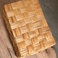 Корзина плетеная 46х31х20 см, водный гиацинт