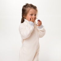 Комбинезон детский, цвет сливки, рост 104-110 см (32) Комбинезон детский, цвет сливки, рост 104-110 см (32)