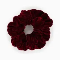 Резинка для волос &laquo;Орбита&raquo;, джемма бархат, 10 см, бордовая