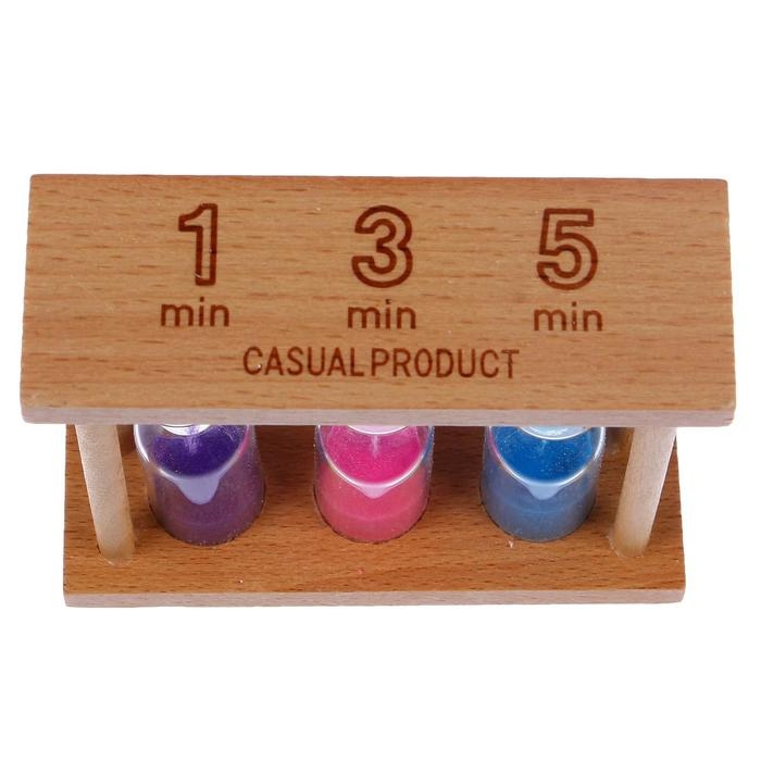 Песочные часы Песочные часы "Кальт", на 1, 3, 5 минут, 3 х 9 см