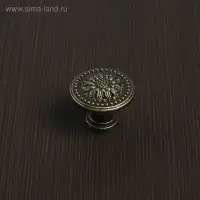 Ручка-кнопка ТУНДРА VINTAGE 011, цвет бронза