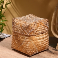 Корзинка плетеная "Морокко" 23х23х30 см Корзинка плетеная "Морокко" 23х23х30 см