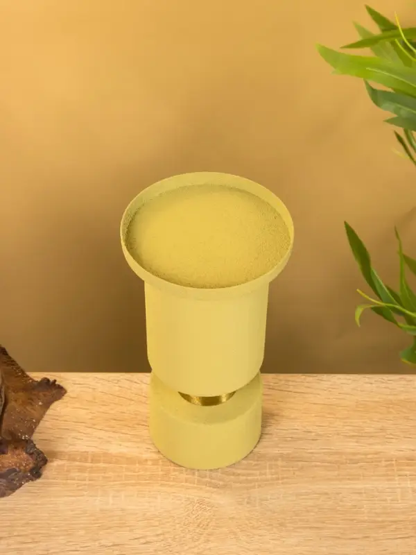 Подсвечник на 1 свечу текстурный "Олива" 10,5х10,5х19 см