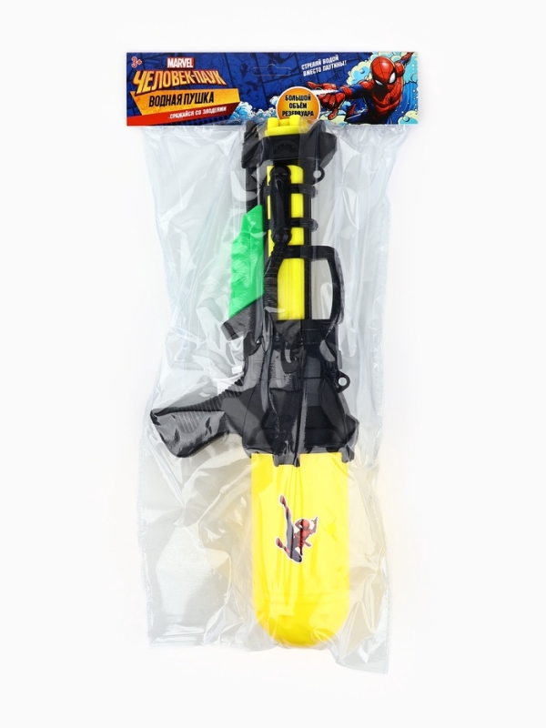 Водный бластер &laquo;Человек-паук&raquo;, с накачкой