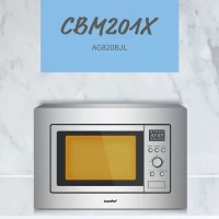 Встраиваемая микроволновая печь CBM201X, гриль, 20 л