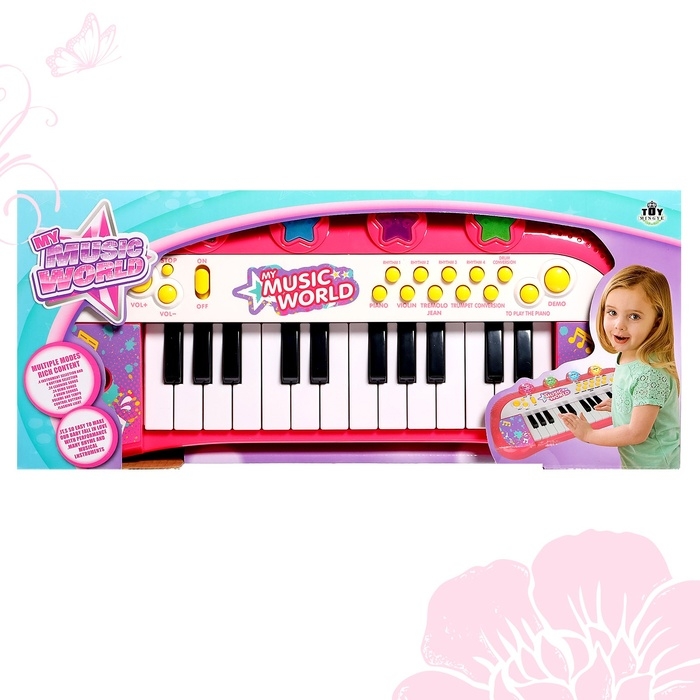 Синтезатор &laquo;Юная пианистка&raquo;, звуковые, световые эффекты