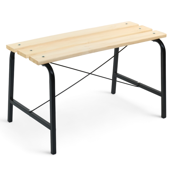 Лавочка садовая 46 х 79 х 45,4 см, основание труба 20 х 20 х 0,7 мм, до 180 кг Лавочка садовая 46 х 79 х 45,4 см, основание труба 20 х 20 х 0,7 мм, до 180 кг