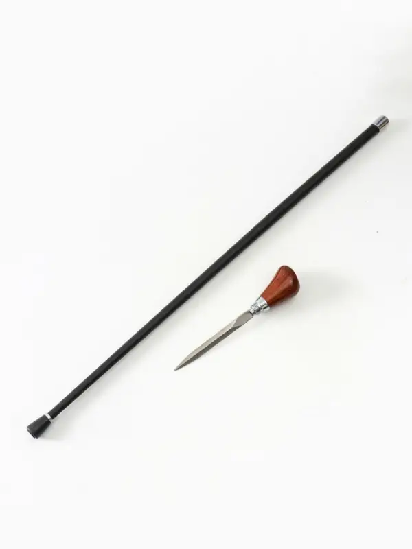 Сувенирное изделие Трость с кинжалом, клинок 15 см, набалдашник рукоять КПП, 94см