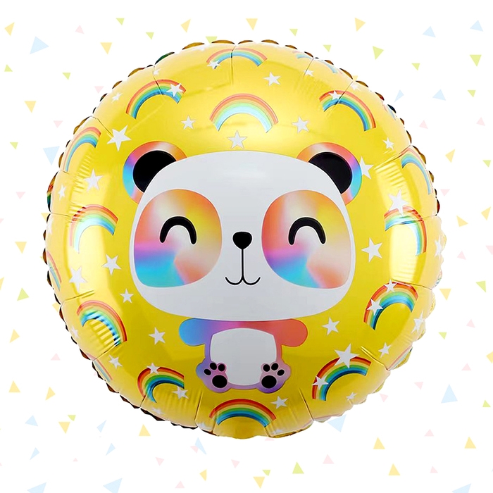 Шар фольгированный 18" &laquo;Радужная панда&raquo;