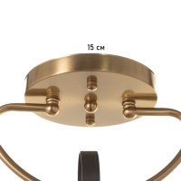 Люстра "Океан" 1х40Вт Е27 латунь 22х15х28см Люстра "Океан" 1х40Вт Е27 латунь 22х15х28см