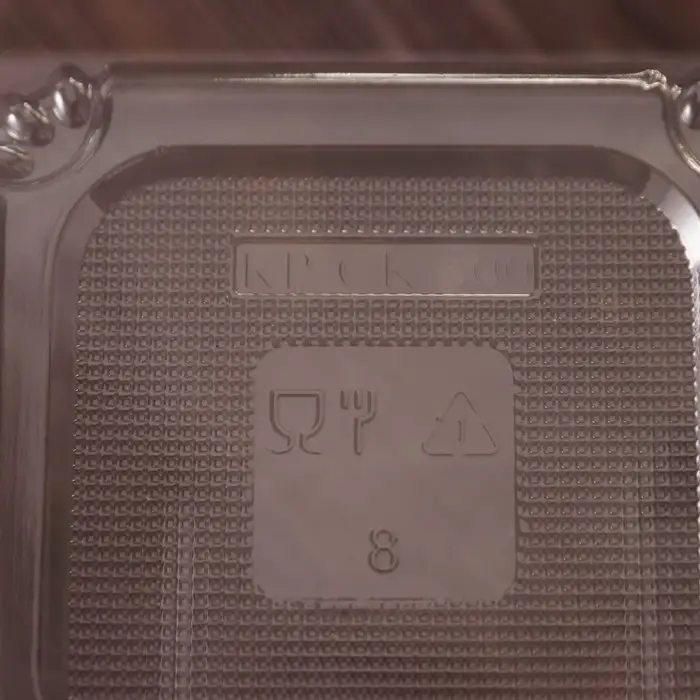 Контейнер одноразовый с неразъёмной крышкой КР-СК, пластик, 500 мл, 13.7&times;14.2&times;6.8 см, прозрачный