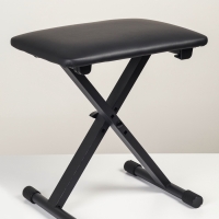 Банкетка для пианино складная, сиденье 28 х 38 см, высота 39/43/46 см