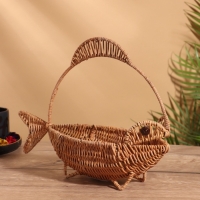Корзинка в форме рыбки, 11х32х25 см, ротанг