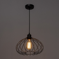 Люстра Вексана Подвес BayerLux цвет таинственный черный 1х40Вт цоколь E27 Люстра Вексана Подвес BayerLux цвет таинственный черный 1х40Вт цоколь E27