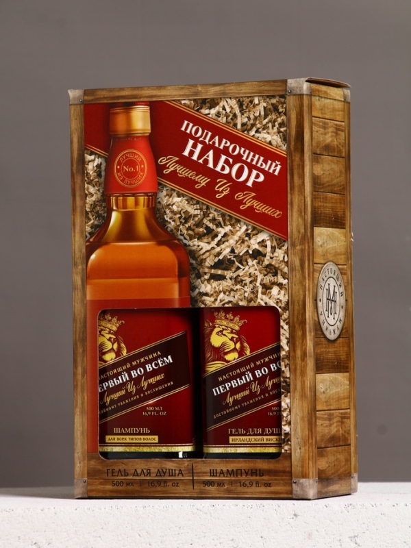 Набор "Первому во всём", шампунь и гель для душа, 500 мл