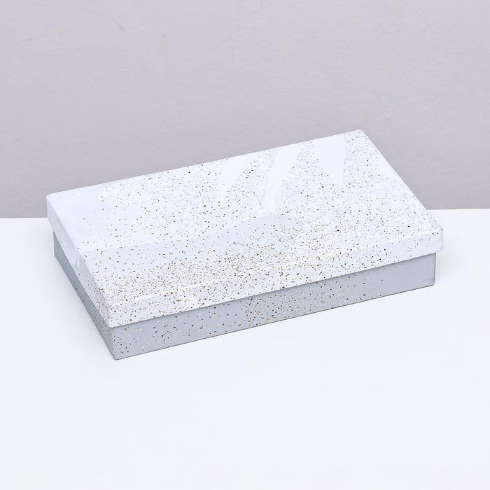 Подарочная коробка прямоугольная "Брызги", 23,5 х 13,5 х 4,5 см