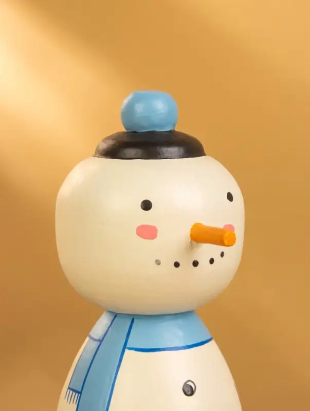 Деревянная кукла кокеши &laquo;Снеговик&raquo;, 7&times;8.5&times;17 см