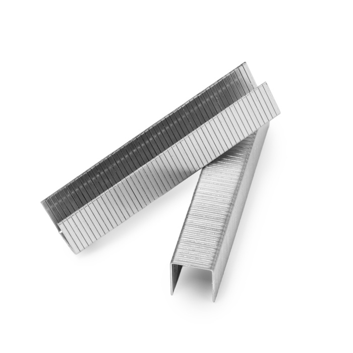 Скобы для мебельного степлера ТУНДРА, закалённые, тип 140, 12 мм, 1000 шт