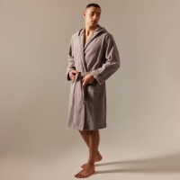 Халат махровый с капюшоном мужской SL HOME: Basic "Софт Мист", размер M, 100% хлопок, 420 г/м2 98490 Халат махровый с капюшоном мужской SL HOME: Basic "Софт Мист", размер M, 100% хлопок, 420 г/м2 98490