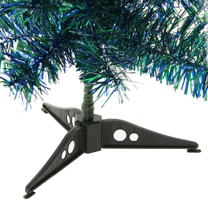 Ёлка "Радуга с синим" пласт подставка, 60 см d иголок 6 см d нижнего яруса 34 см 60 веток