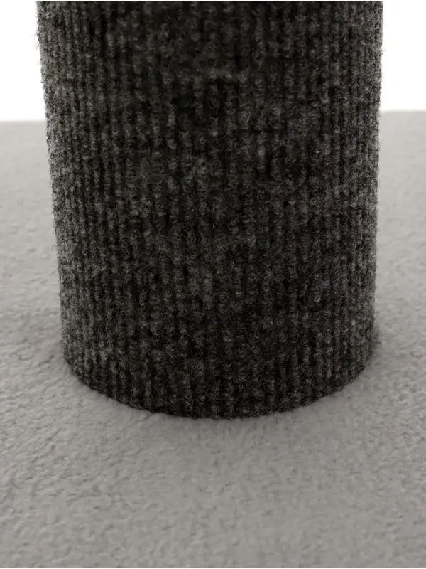 Когтеточка "Столбик" Lowcost ковролиновая с игрушкой,  35 х 35 х 85 см, микс цветов