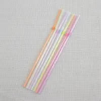 Трубочки одноразовые для напитков Доляна, 21 см, d=5 мм, флуоресцентные, с гофрой, МИКС, 50 шт.