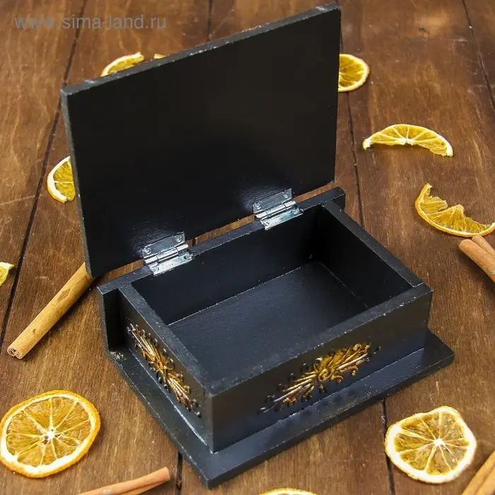 Шкатулка "Ин-Янь" 15х10х5 см, МДФ