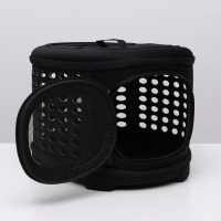 Складная сумка-переноска большая, материал EVA, 42,5 х 37,5 х 29,5 см, черная Складная сумка-переноска большая, материал EVA, 42,5 х 37,5 х 29,5 см, черная