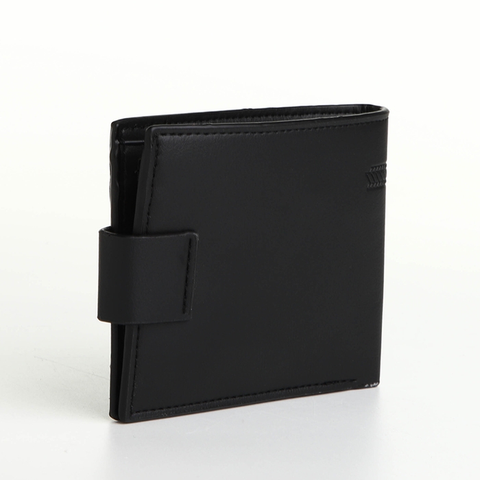 Портмоне мужское на магните, отдел для карт, монет, цвет чёрный Портмоне мужское на магните, отдел для карт, монет, цвет чёрный