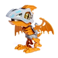 Электронный конструктор динозавр &laquo;Динобот&raquo;, со звуком и подсветкой, на батарейках, цвет МИКС