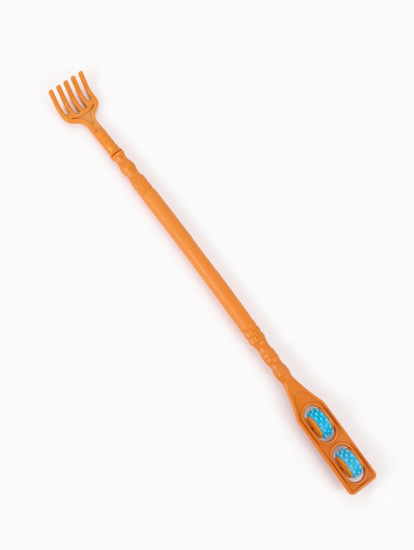 Массажёр - чесалка, двусторонний, универсальный, 2 колеса, цвет МИКС