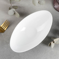 Салатник фарфоровый Wilmax Olivia, 20,5&times;11,5 см, цвет белый